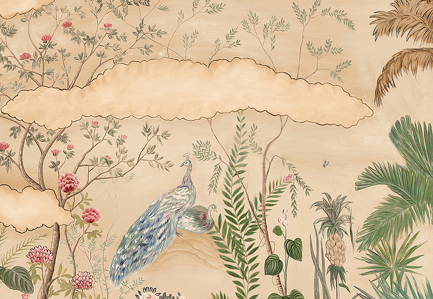 Панно и фотообои Faboie Silk Painting 4 F-SN4022