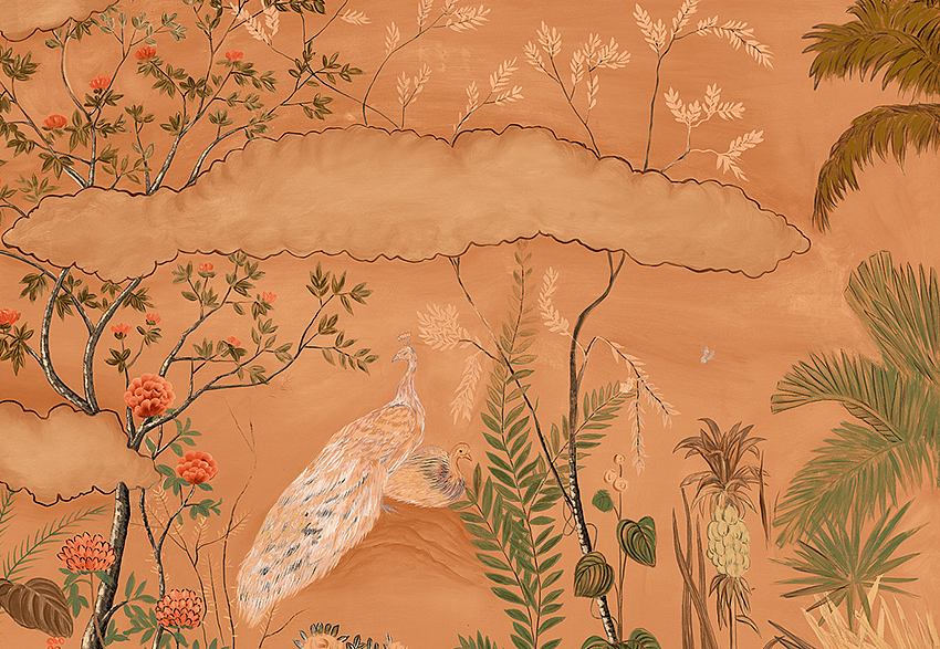 Панно и фотообои Faboie Silk Painting 4 F-SN4023