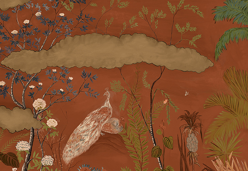 Панно и фотообои Faboie Silk Painting 4 F-SN4025