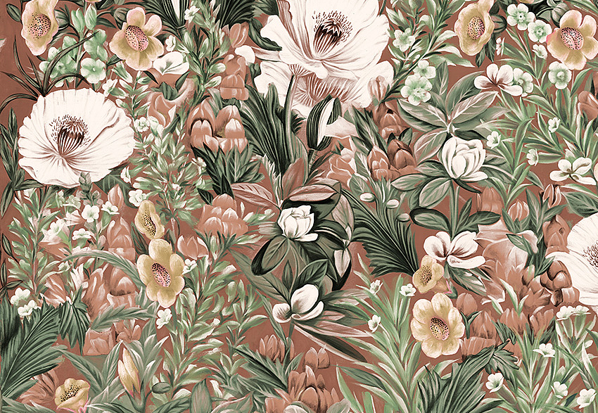 Панно и фотообои Faboie Silk Painting 4 F-SN4073
