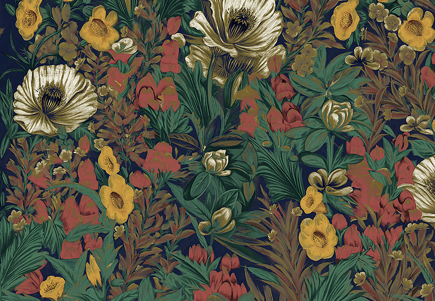Панно и фотообои Faboie Silk Painting 4 F-SN4074