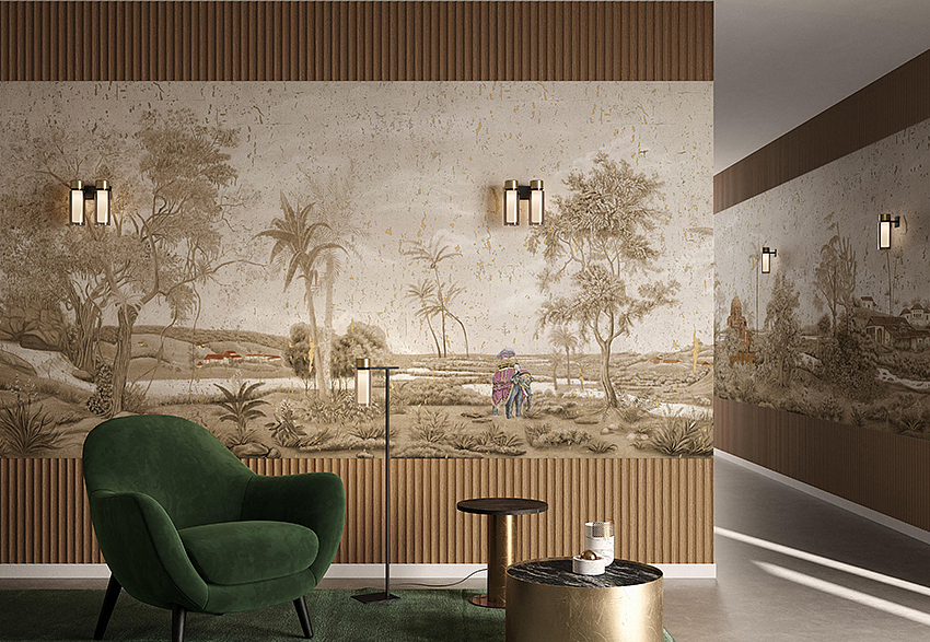 Панно и фотообои Faboie Silk Painting 4 F-SN4082