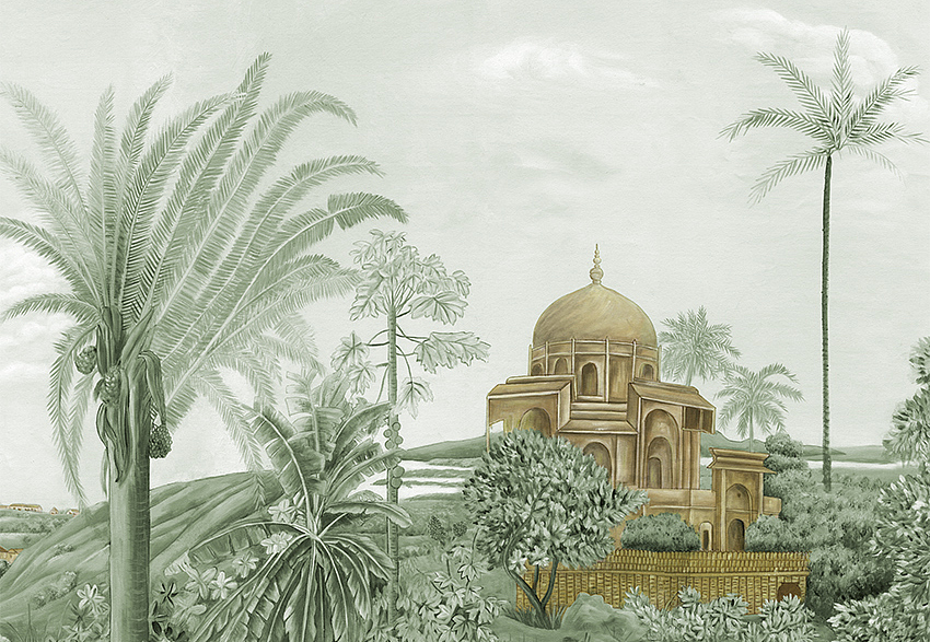 Панно и фотообои Faboie Silk Painting 4 F-SN4083