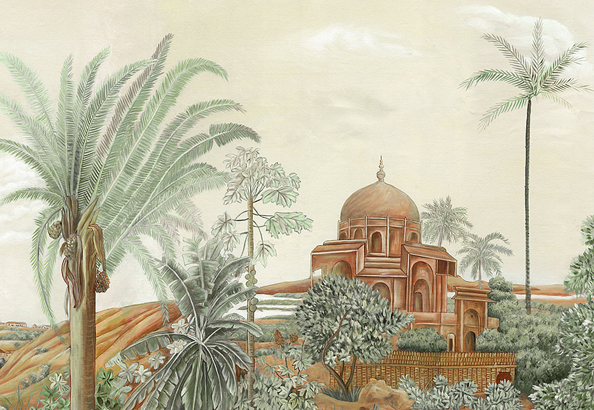 Панно и фотообои Faboie Silk Painting 4 F-SN4084