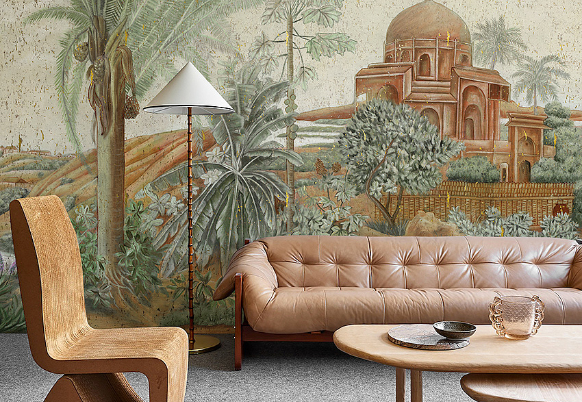 Панно и фотообои Faboie Silk Painting 4 F-SN4084
