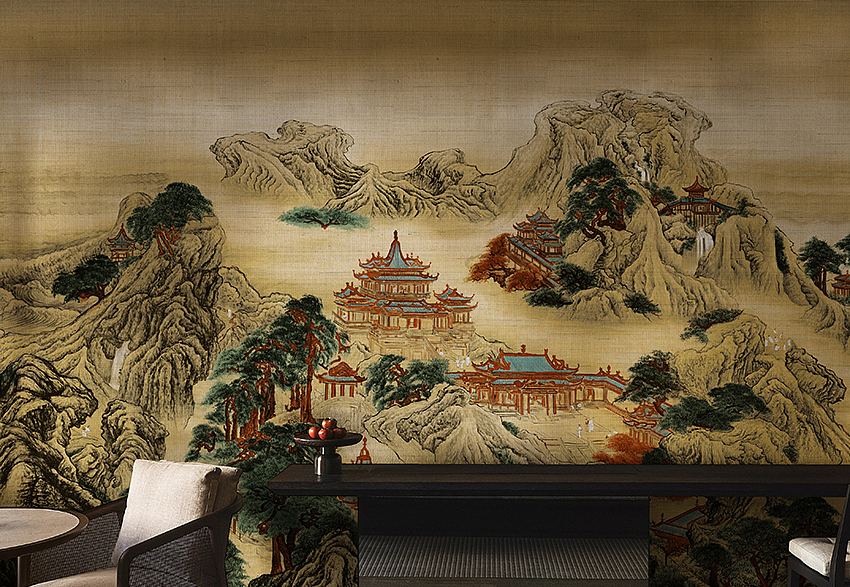 Панно и фотообои Faboie Silk Painting 4 F-SN4101