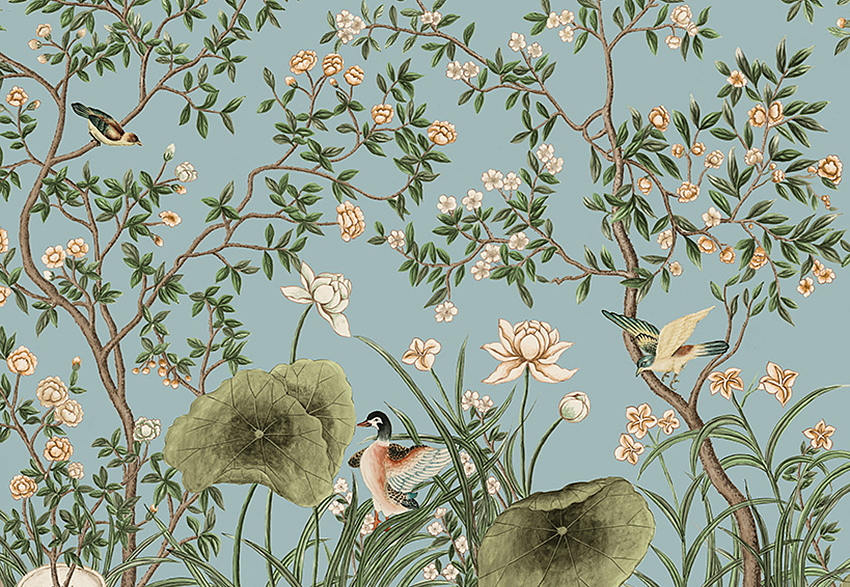 Панно и фотообои Faboie Silk Painting 4 F-SN4122