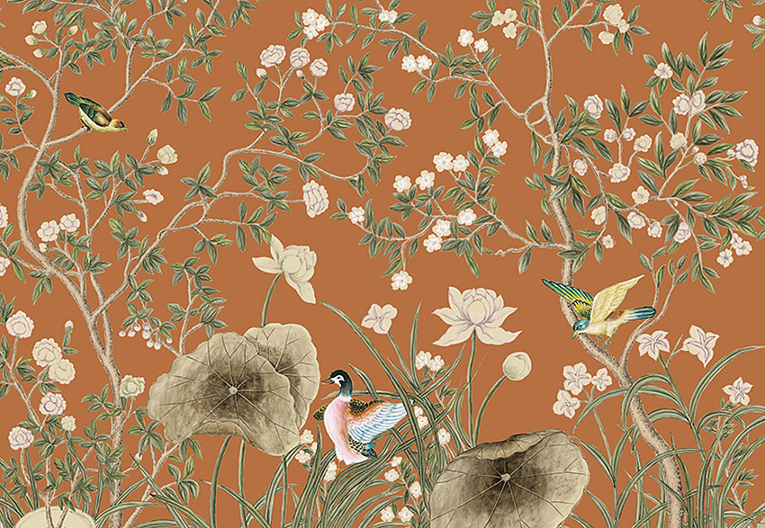 Панно и фотообои Faboie Silk Painting 4 F-SN4123