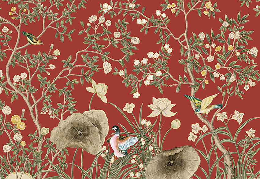 Панно и фотообои Faboie Silk Painting 4 F-SN4125
