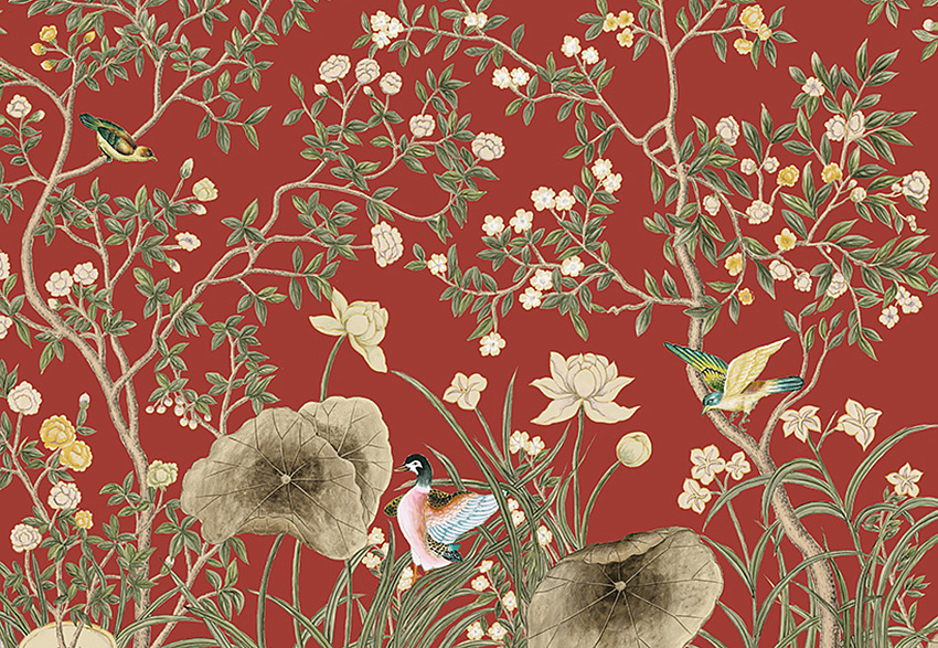 Панно и фотообои Faboie Silk Painting 4 F-SN4125