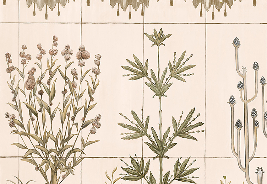 Панно и фотообои Faboie Silk Painting 4 F-SN4172