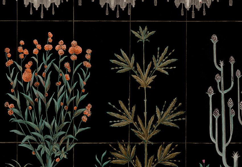 Панно и фотообои Faboie Silk Painting 4 F-SN4175