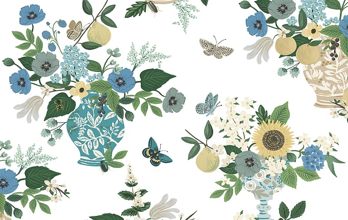 Американские обои York, коллекция Rifle Paper Co. Third Edition, артикул RF7401