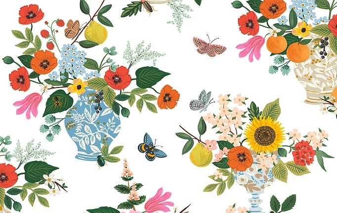 Американские обои York, коллекция Rifle Paper Co. Third Edition, артикул RF7402