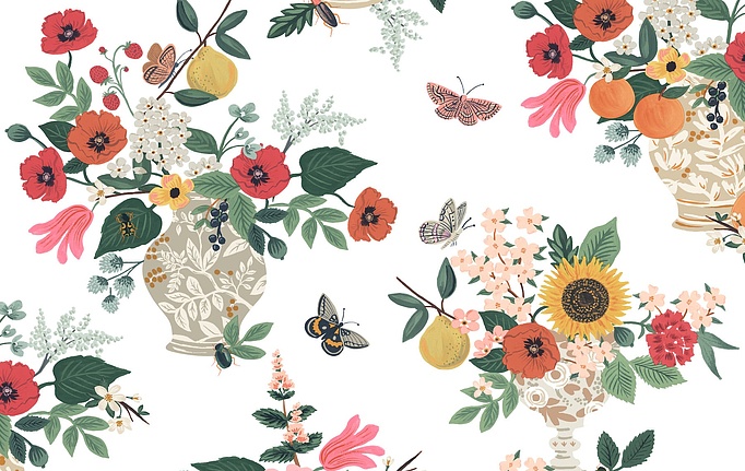 Американские обои York, коллекция Rifle Paper Co. Third Edition, артикул RF7404