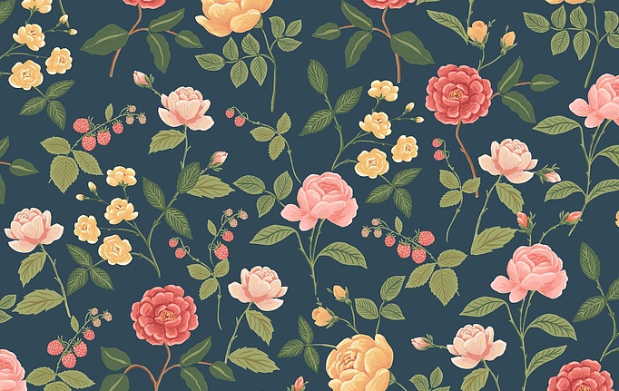 Американские обои York, коллекция Rifle Paper Co. Third Edition, артикул RF7544