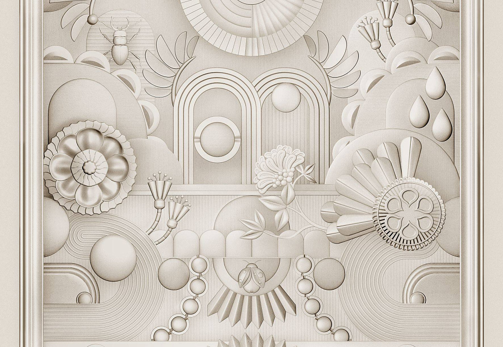 Обои Arte Moooi Wallcovering Green House MO5056