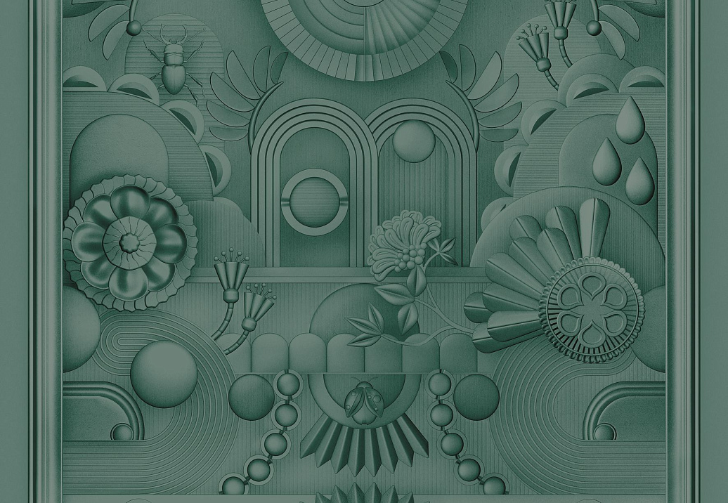 Обои Arte Moooi Wallcovering Green House MO5057