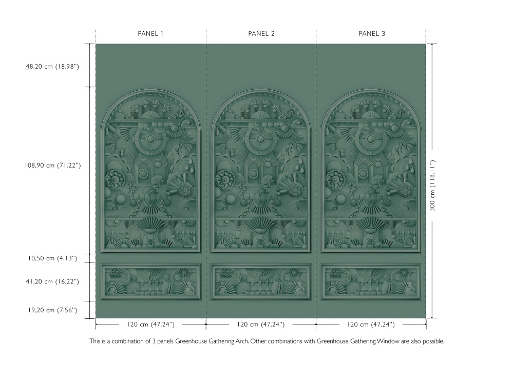 Обои Arte Moooi Wallcovering Green House MO5057