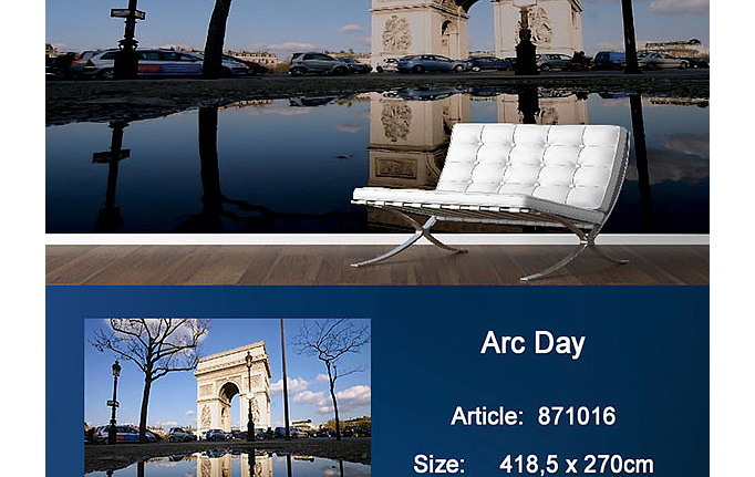 Немецкие панно и фотообои KT-Exclusive, коллекция Metropolis, артикул 871016