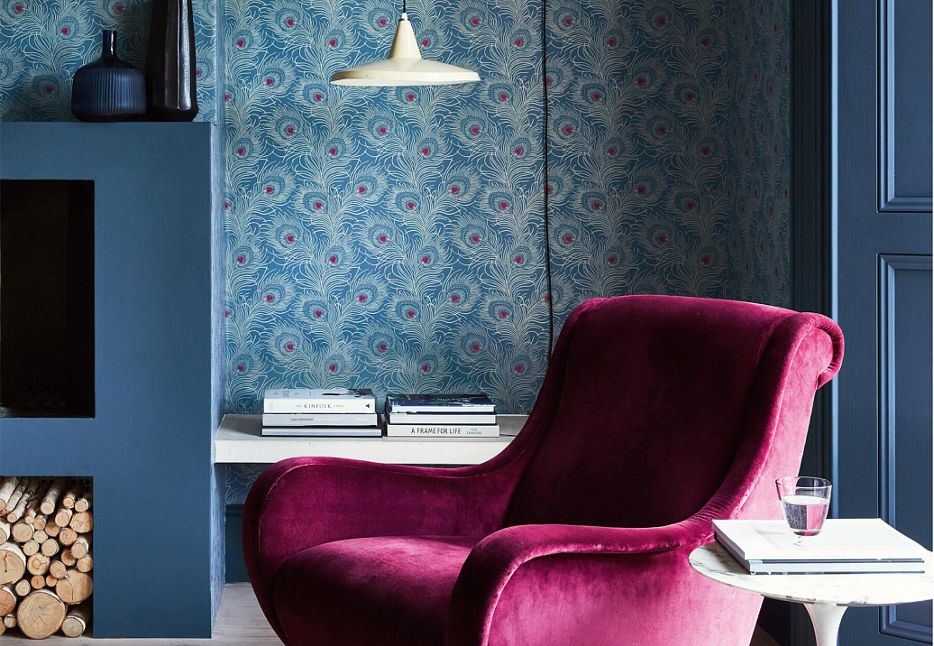 Обои Little Greene London Wallpapers V 0256CTBLUEP