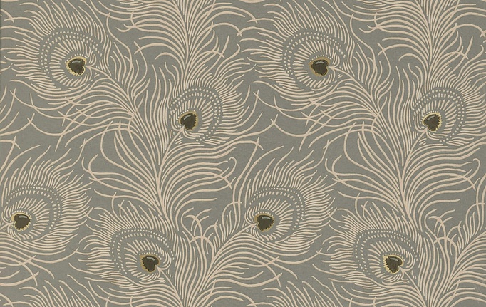 Английские обои Little Greene, коллекция London Wallpapers V, артикул 0256CTSLATE