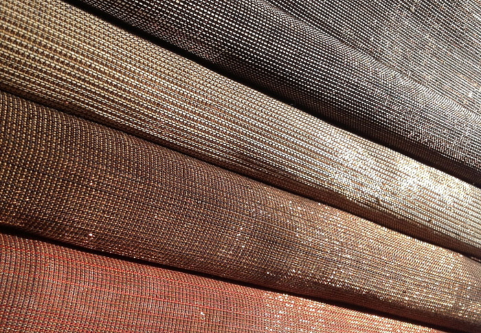 Ткань Bisson Bruneel Polyabaca-Polycuivre-Polynylon Polycuivre-Rouge