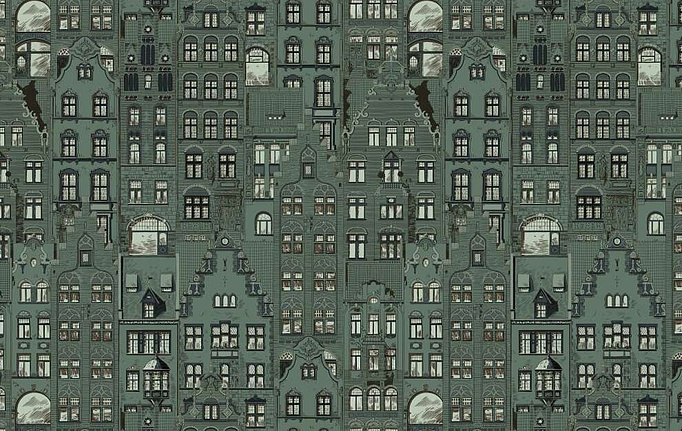 Российская ткань Серебрянная Студия (Silver Studio), коллекция Loona, артикул D203-01-TW