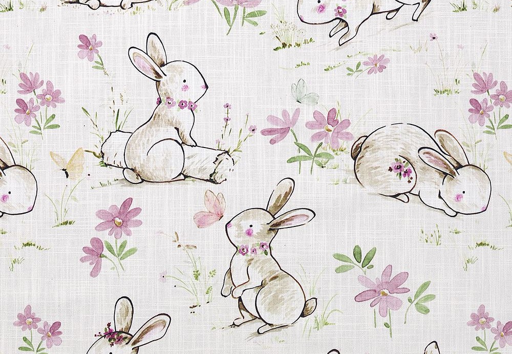 Ткань Daylight Ternura Bunny/Blush