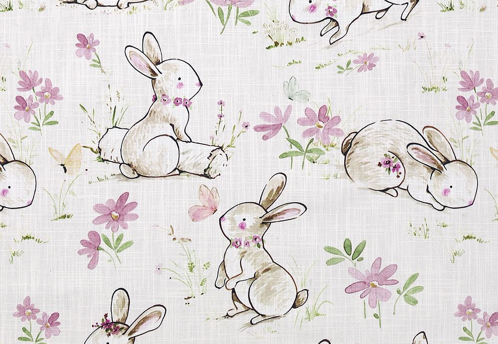 Ткань Daylight Ternura Bunny/Blush