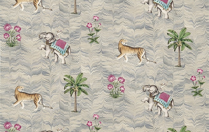 Английская ткань Zoffany, коллекция Jaipur Prints and Embroideries, артикул 321692
