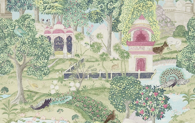 Английские обои Zoffany, коллекция Jaipur, артикул 311748