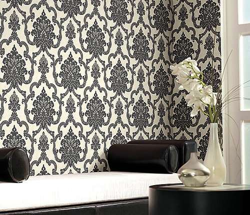 Обои York Ashford House - Black and White AB2182