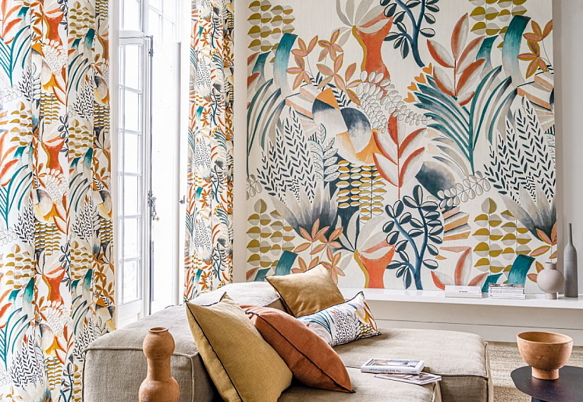Ткань Casamance Giardini 46150252