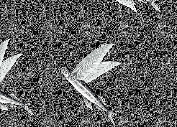 Ткань Flying Fish Interior Textiles B-2-P