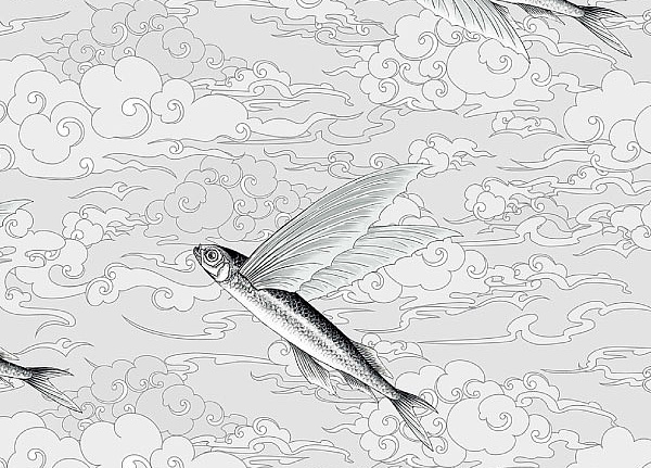 Ткань Flying Fish Interior Textiles C-1-P