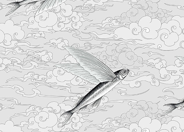 Ткань Flying Fish Interior Textiles C-1-L