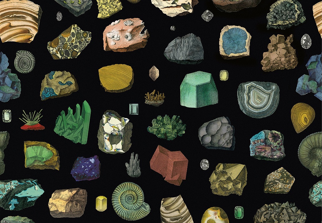 Панно и фотообои Bien Fait Papier Peint Crystals/Black