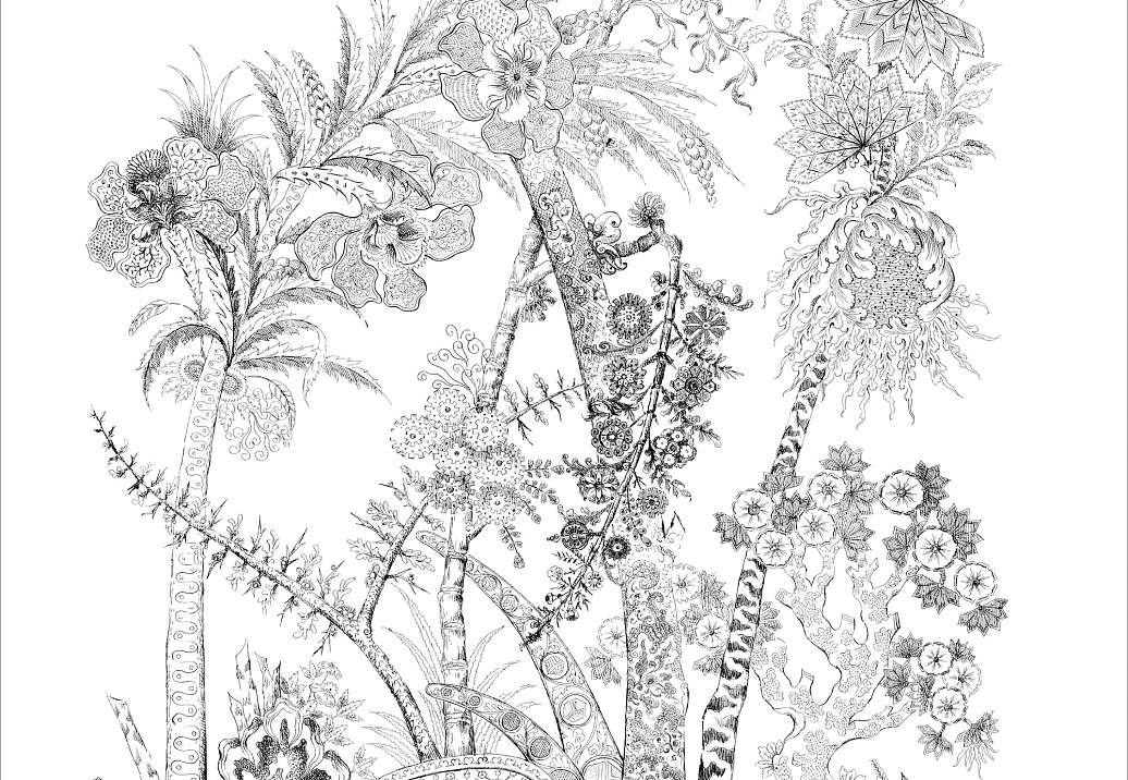 Панно и фотообои Bien Fait Papier Peint Flora/Original