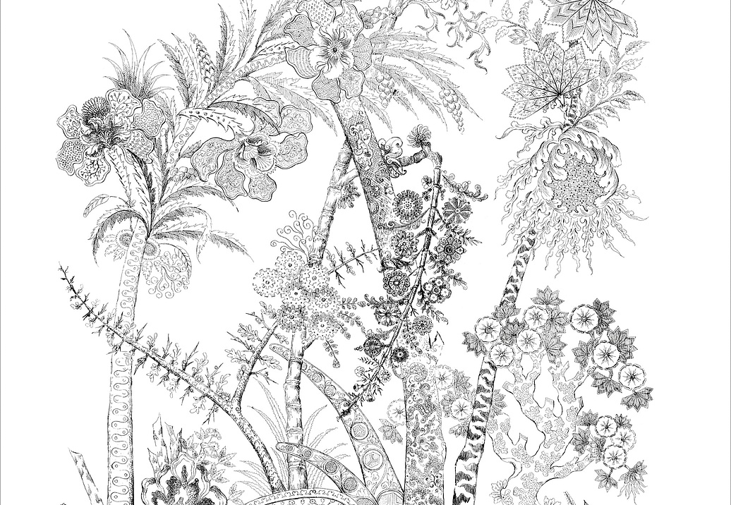 Панно и фотообои Bien Fait Papier Peint Flora/Original