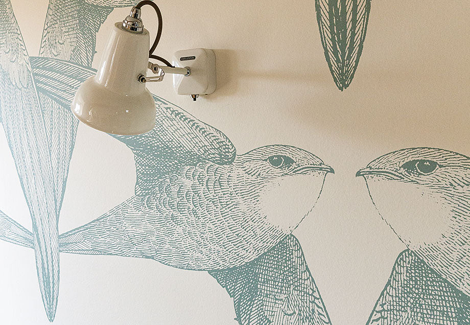 Панно и фотообои Bien Fait Papier Peint WhiteBirds/Celadon