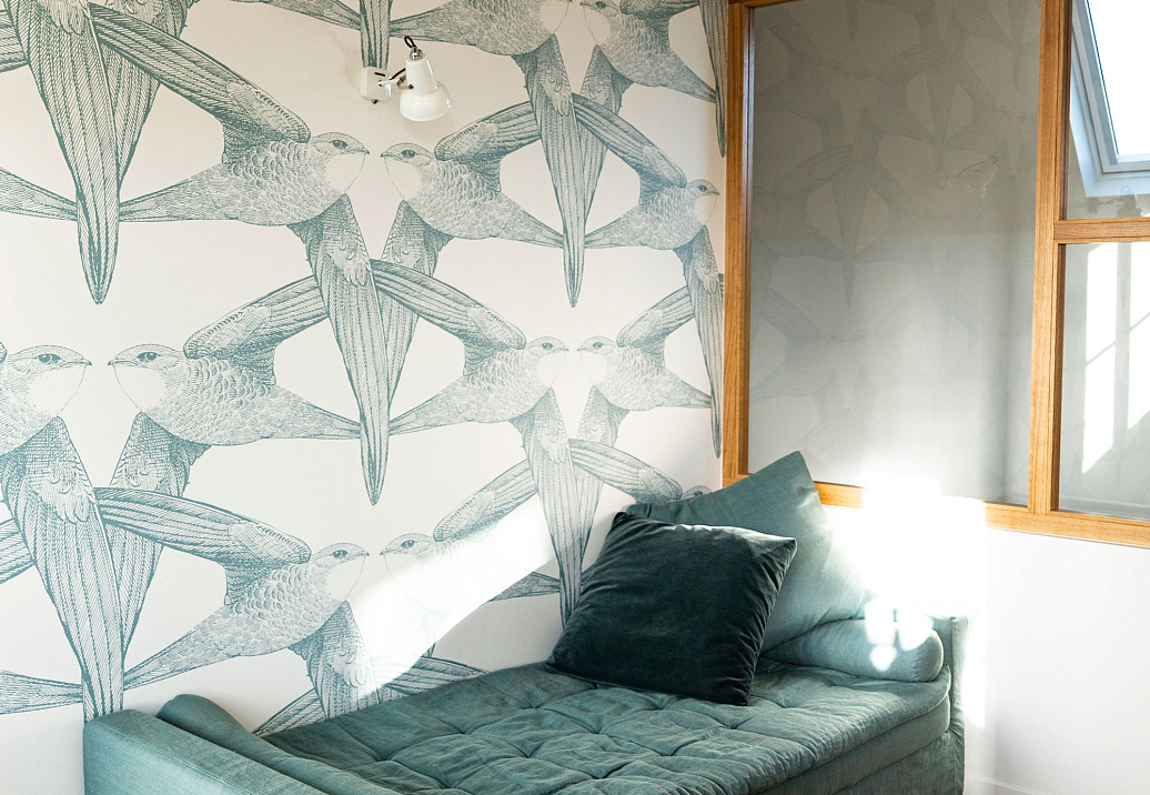 Панно и фотообои Bien Fait Papier Peint WhiteBirds/Celadon