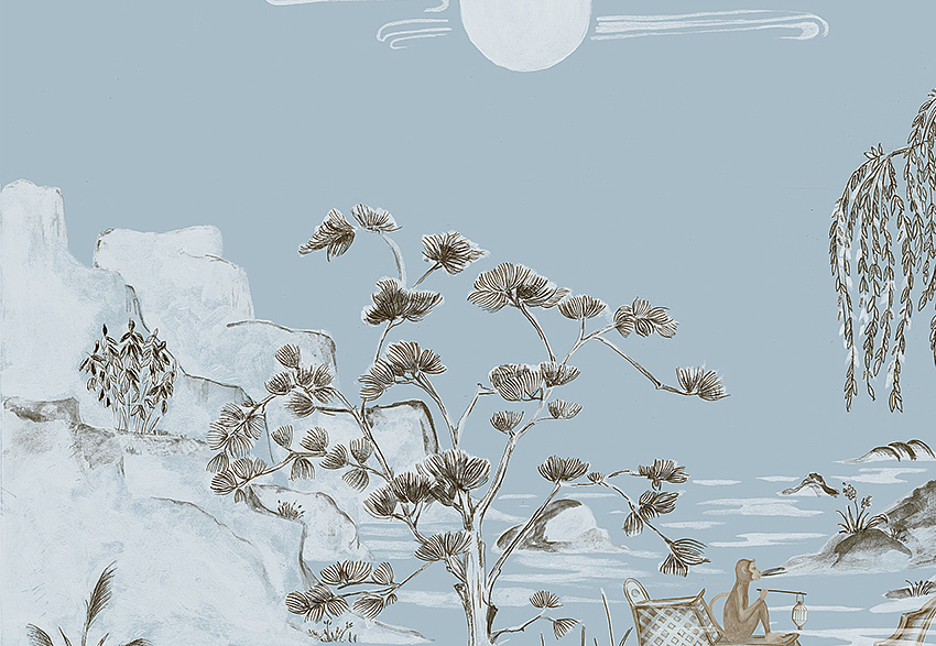 Панно и фотообои Faboie Silk Painting I F-SN3003