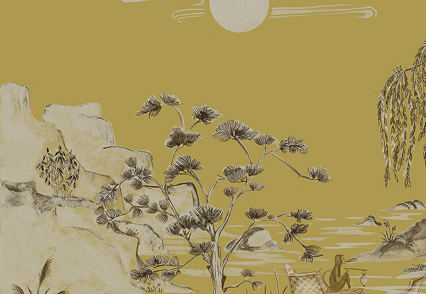 Панно и фотообои Faboie Silk Painting I F-SN3004