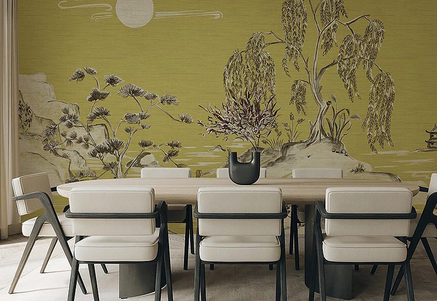 Панно и фотообои Faboie Silk Painting I F-SN3004