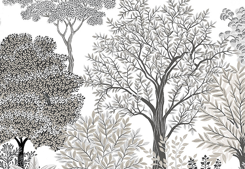 Панно и фотообои Faboie Silk Painting I F-SN4001