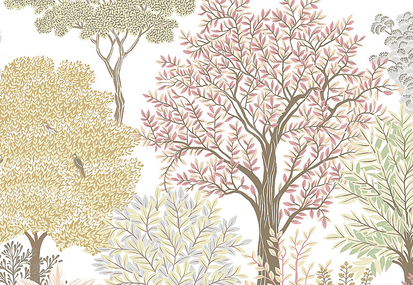 Панно и фотообои Faboie Silk Painting I F-SN4002