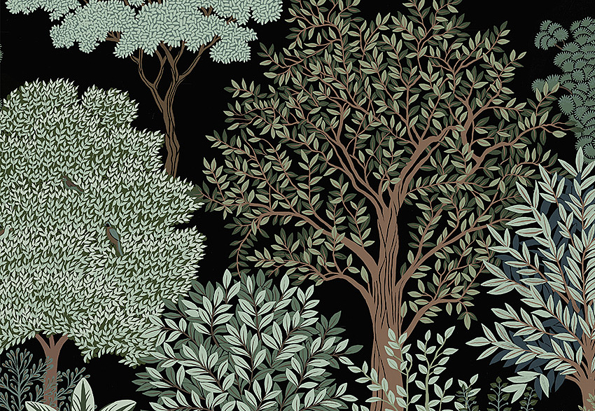 Панно и фотообои Faboie Silk Painting I F-SN4005