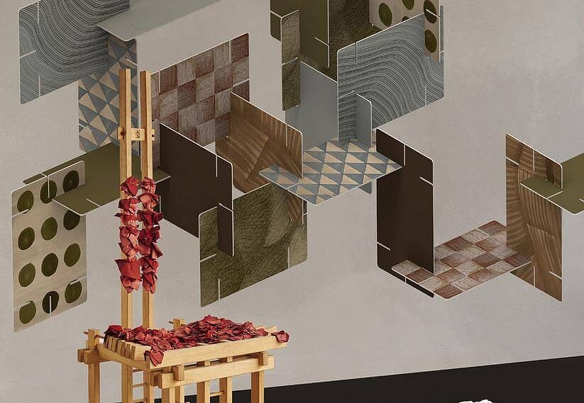 Панно и фотообои Wall & Deco Contemporary Wallpaper 2022 WDPL2201