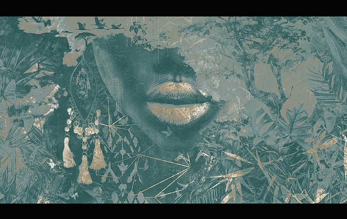 Нидерландские панно и фотообои Muance, коллекция Edition 1 (Violet), артикул MU11006